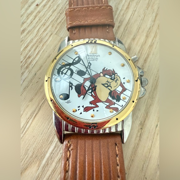 Warner Bros. Other - Vintage 90s Armitron Warner bros looney tunes taz musical watch NEW BATTERY